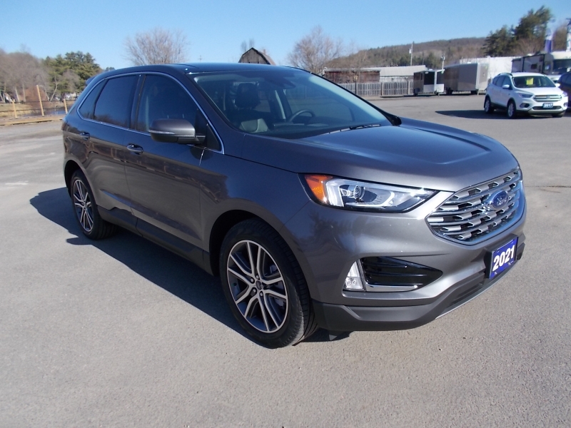 2021 Ford Edge Titanium Carbonized Grey 2 0L EcoBoost Engine Paul