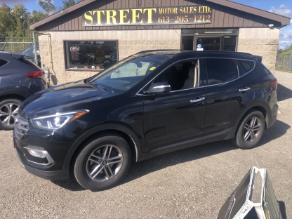 2017 Hyundai Santa Fe LUXURY AWD PANO ROOF NAVIGATION at Street Motor Sales in Smiths Falls, Ontario